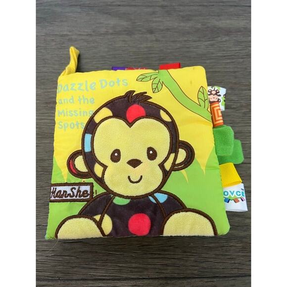 Dazzle Dots Soft‎ Baby Book with Sensory Tags - Picture 1 of 4